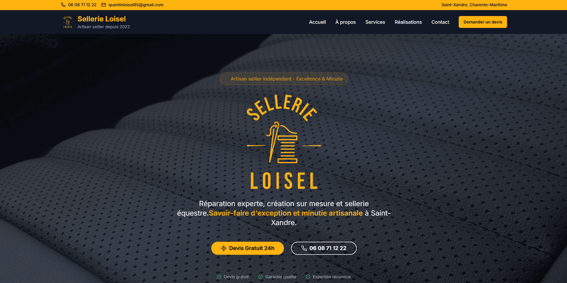 Illustration du projet Sellerie Loisel